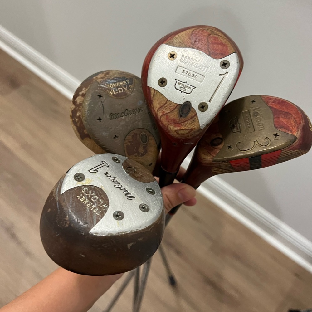 Vintage golf clubs Wilson MacGregor